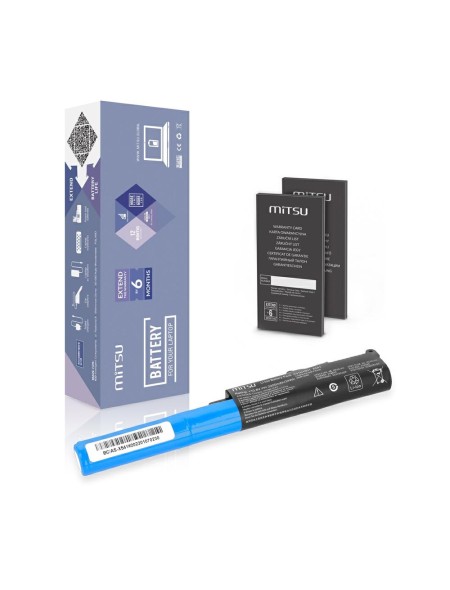 Batería compatible para portátil ASUS A31N1601 10.8V 2200mAh Mitsu