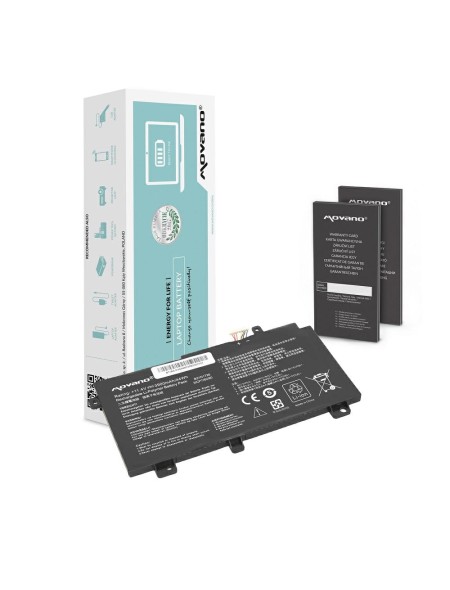 Batería compatible para portátil ASUS B31BN91 11.4V 3900mAh Movano