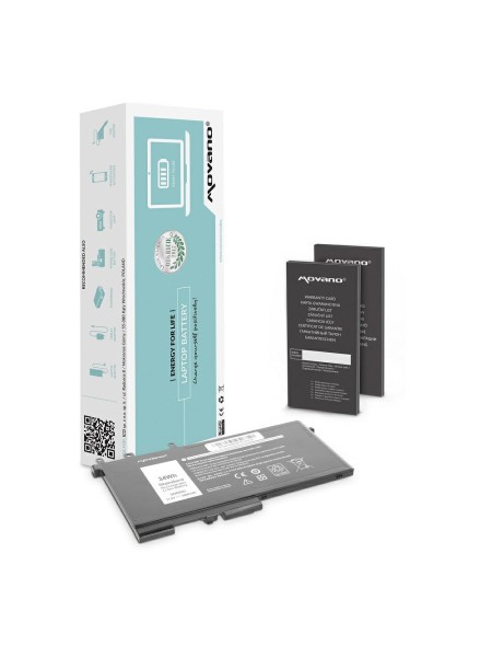 Batería compatible para portátil DELL Latitude E5280 11.4V 3000 mAh Movano