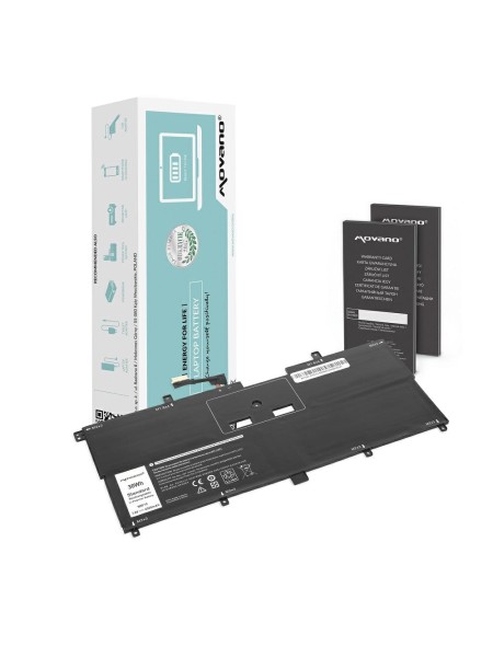 Batería compatible para portátil DELL XPS 13 (9365) 7.6V 4000 mAh Movano