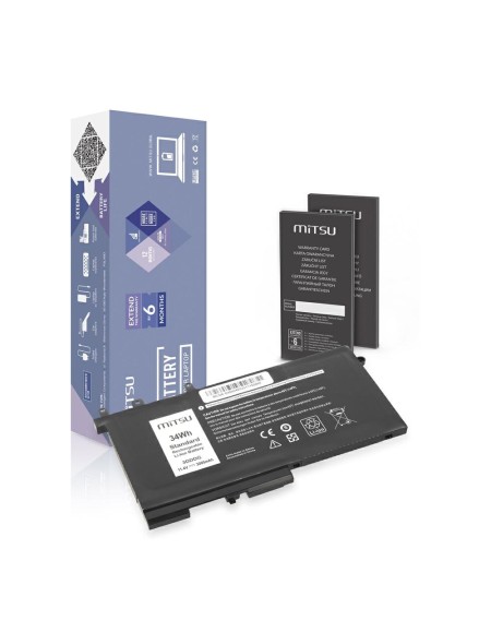 Batería compatible para portátil DELL Latitude E5280 11.4V 3000 mAh Mitsu