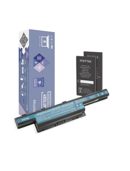 Batería compatible para portátil ACER AS10D51 10.8 6600 mAh Mitsu