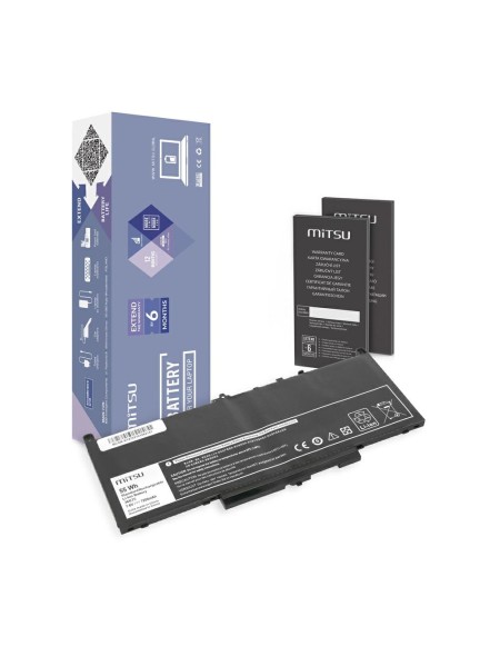 Batería compatible para portátil DELL Latitude E7270 7.6V 7200mAh Mitsu