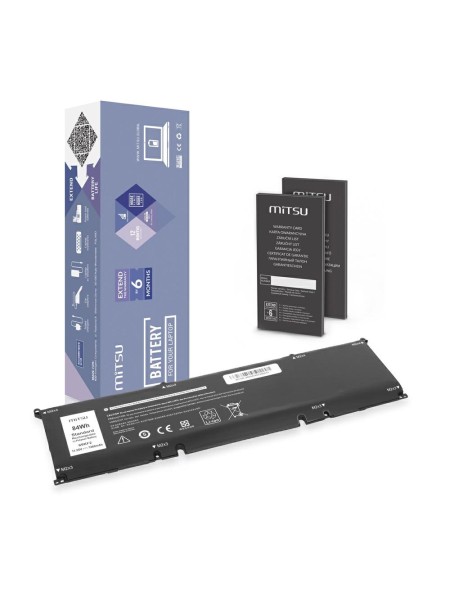 Batería compatible para portátil DELL XPS 15 11.55V 6000 mAh Mitsu