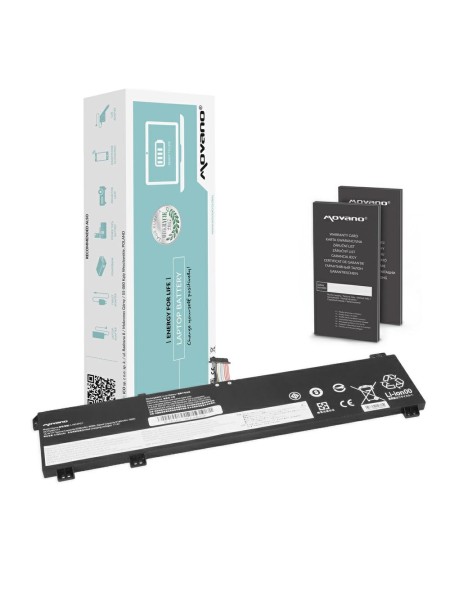 Batería compatible para portátil LENOVO L19C4PC1 15.4V 5180mAh Movano