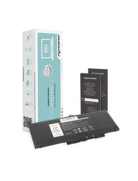 Batería compatible para portátil DELL 7390 7.4v 7200 mAh Movano