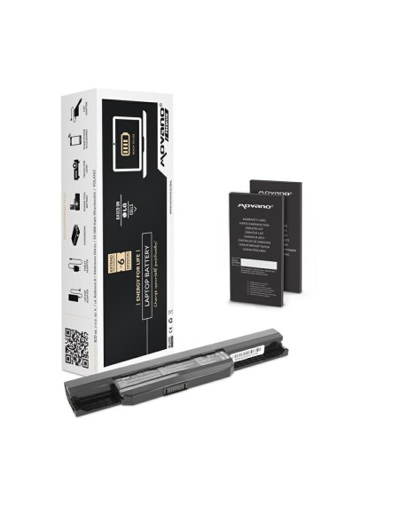 Batería compatible para portátil ASUS A31-K53 10.8V 4400mAh Movano Premium