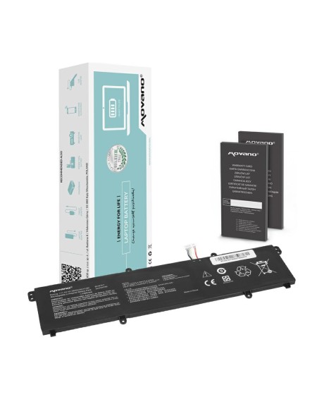 Batería compatible para portátil ASUS B31N1911 11.4V 3600mAh Movano
