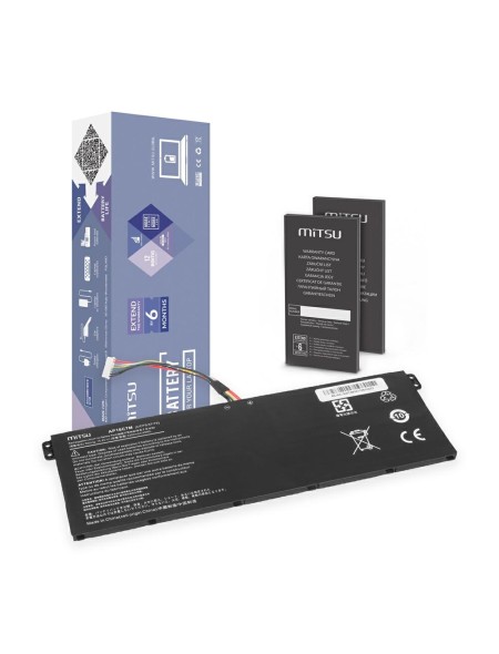 Batería compatible para portátil ACER AP18C7K 15.4V 3200 mAh Mitsu