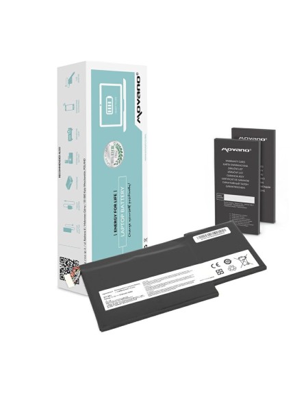 Batería compatible para portátil MSI BTY-M6J 11.1V 5700mAh Movano