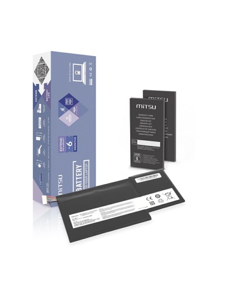 Batería compatible para portátil MSI BTY-M6J 11.1V 5700mAh Mitsu