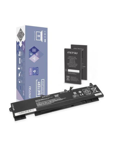 Batería compatible para portátil HP CC03XL 11.55V 4848mAh Mitsu