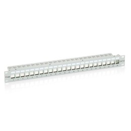 Patch panel vacio cat.6  apantallado 24 puertos keystone 1u / Equip / 767124