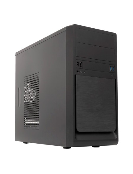 ÷ Caja micro atx unykach matx uk6023 u3 color negro usb 2x2.0 2x3.0 incluye fuente de alimentacion 