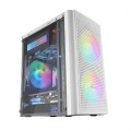 ÷ Caja microatx gaming mars gaming mc300 white frontal mesh 3xventiladores 120mm rgb lateral de crista