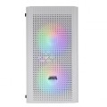 ÷ Caja microatx gaming mars gaming mc300 white frontal mesh 3xventiladores 120mm rgb lateral de crista