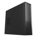 ÷ Caja microatx slim unyka slim uk 3001 black posicion horizontal o vertical admite fuente tfx sin fue