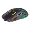 ÷ Mouse mars gaming wireless rgb mmw3 black usb 2.4g bateria recargable 3200dpi ultraligero hive ilumi