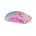 ÷ Mouse mars gaming wireless rgb mmw3 pink usb 2.4g bateria recargable 3200dpi ultraligero hive ilumin