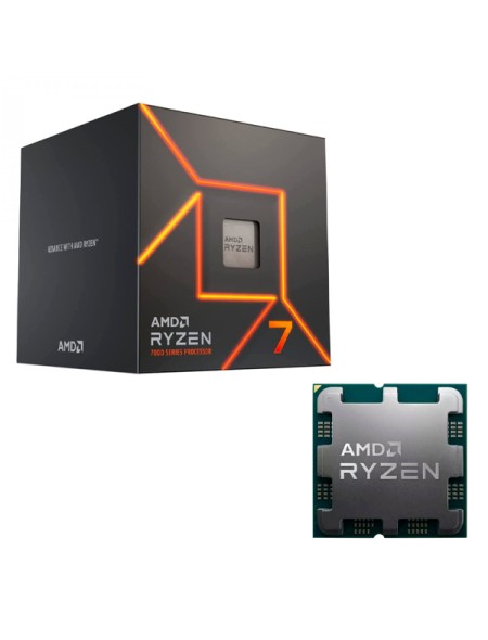 ÷ Cpu amd am5 ryzen 7 7700 3,8 ghz - 5.3 ghz 8 cores 32mb cache 105wat