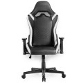 ÷ Silla gamer mars gaming mgcprobw negra con detalle blancos brazos regulables en altura reclinable 13