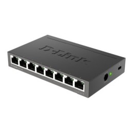 ÷ Switch no gestionable d-link dgs-108 8p giga carcasa metal sobremesa no rack                        