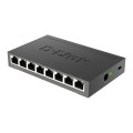 ÷ Switch no gestionable d-link dgs-108 8p giga carcasa metal sobremesa no rack                        