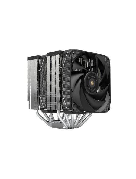 ÷ Ventilador con disipador de cpu mars gaming mcpu-xu6 black dual 6 heatpipes tdp 300w doble disipador