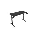 ÷ Mesa mars gaming mgd ergo 120 regulable en altura tablero negro 120x60 chasis de acero alf. xxl 