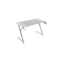 ÷ Mesa mars gaming mgd x120 chasis de acero tablero blanco 120x60 dise?o fibra carbono alf. xxl