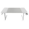 ÷ Mesa mars gaming mgd x140 chasis de acero tablero blanco 140x60 dise?o fibra carbono alf. xxl