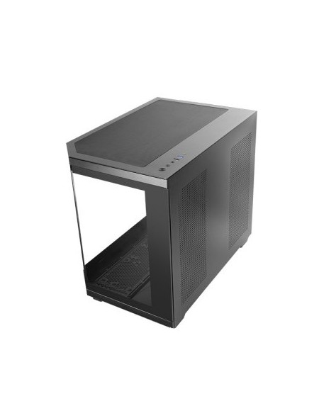 ÷ Caja microatx gaming mars gaming mc3tcorem triple cristal templado gpu 415mm 2x3.5 3x2.5 negro