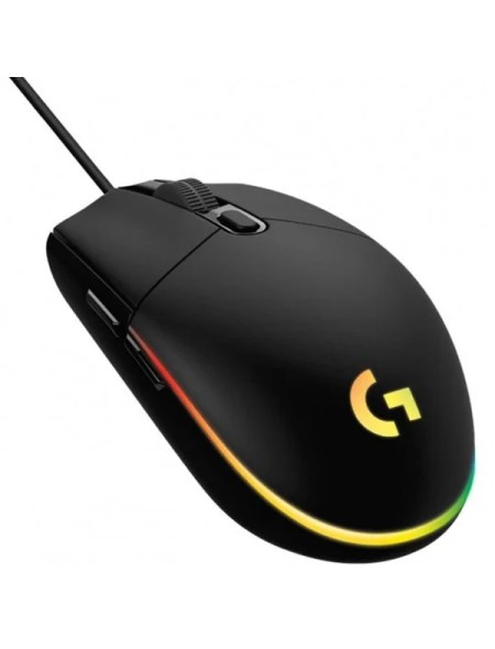 ÷ Mouse logitech g203 lightsync rgb 8000dpi 6 botones color negro