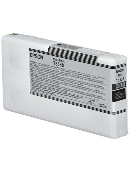 ÷ Tinta original epson t6538 negro mate c13t653800 200ml