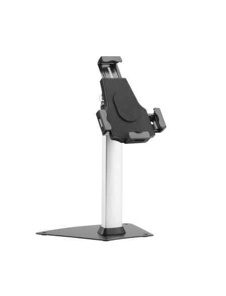÷ Aisens soporte antirobo de sobremesa ajustable (1 pivote) para tablet, negro