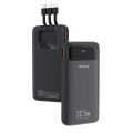 PowerBank TD2132 Type-C / 10000 mah / 4xType-c / MicroUsb / Usb / QC 22.5w / Negro / MTK 0251322