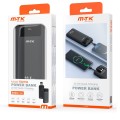 PowerBank TD2132 Type-C / 10000 mah / 4xType-c / MicroUsb / Usb / QC 22.5w / Negro / MTK 0251322