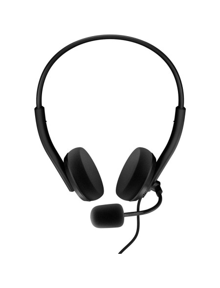 Auriculares Diadema Energy Sistem Office 2+ / Micro integrado flexible / Jack 3.5mm / Negro / 452026