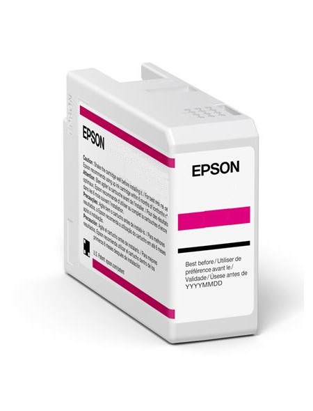 ÷ Tinta original epson t47a6 magenta claro vivo c13t47a600 50ml