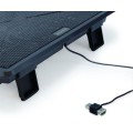 Base refrigeradora Conceptronic THANA05B / Hasta 15.6 Pulg. / 1x Fan 125mm led Azul