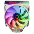 ÷ Ventilador con disipador de cpu mars gaming mcpu-vr white dise?o doble espejo infinito 4 headpipes t