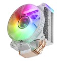 ÷ Ventilador con disipador de cpu mars gaming mcpu-vr white dise?o doble espejo infinito 4 headpipes t