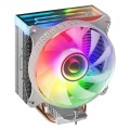 ÷ Ventilador con disipador de cpu mars gaming mcpu-vr white dise?o doble espejo infinito 4 headpipes t