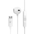 Auriculares Energy Sistem EasyPods / Conector Type-C / Cable 1.2 / Microfono Integrado / Control de Volumen / Blanco / 459278
