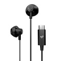 Auriculares Energy Sistem EasyPods / Conector Type-C / Cable 1.2 / Microfono Integrado / Control de Volumen / Negro / 459513