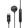 Auriculares Energy Sistem EasyPods / Conector Type-C / Cable 1.2 / Microfono Integrado / Control de Volumen / Negro / 459513