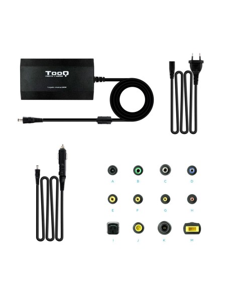 Cargador para portátil universal manual 100W coche Tooq / TQLC-100BS01M