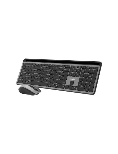 ÷ Teclado y mouse ngs eclipse kit multifunci?n recargable con 12 teclas multimedia
