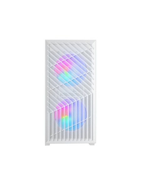 ÷ Caja microatx gaming mars gaming mcvortexw cristal templado frontal mesh gpu 273mm 1x3.5 2x2.5 blanc