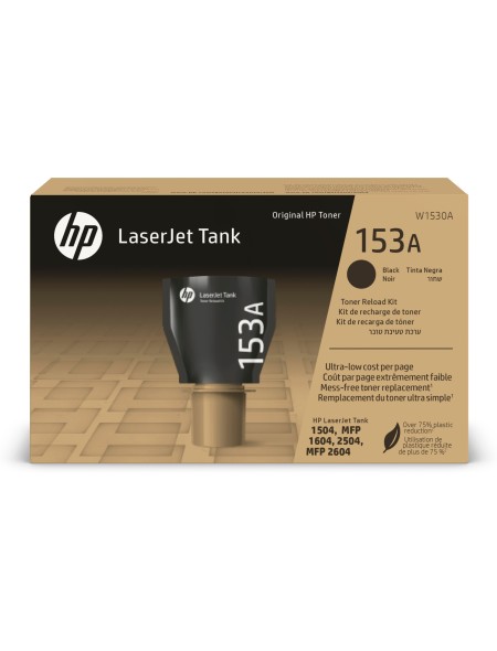 ÷ Kit de recarga original hp w1530a 153a negro 2.500 páginas